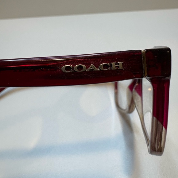 Coach Eyeglasses Frames HC6089 / 5484 (Red Sand Gradient) 51•16•135 - Picture 7 of 11
